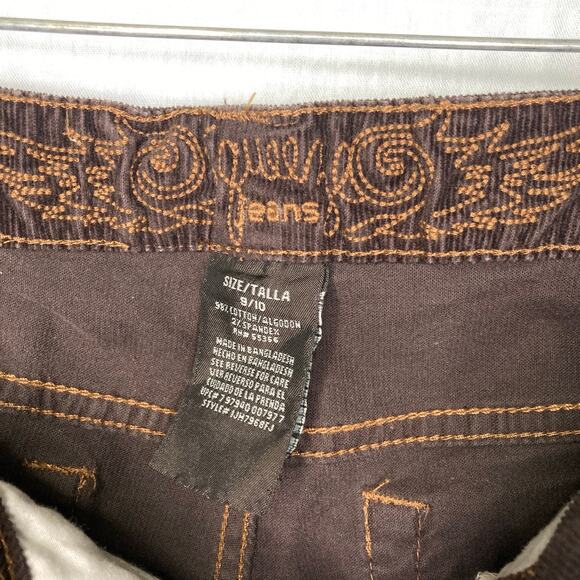 Squeeze Jeans Vintage Women's Brown Corduroy Bootcut Pants - Picture 4 of 7